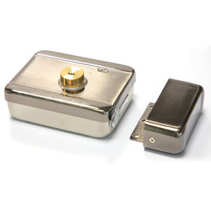 יצרני מנעולי בקרת גישה פליז פצ'דורה אלקטריקה מנעול חישוק חשמלי עם צילינדר כפול מנעול שער ראשי - Product Image 3