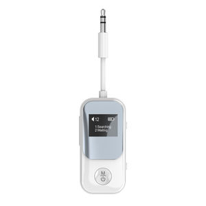 Adaptador de Audio Inalámbrico <span class=keywords><strong>Bluetooth</strong></span> 5.2 2 en 1 con Pantalla LED y DSP, Transmisor/Receptor, Dispositivo Dual, Batería de Ultra Larga Duración - Product Image 3