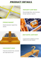 Lámpara Solar de 80000lm, 5 Modos, Linterna Portátil para Tienda de Campaña con Carga USB, Bombilla LED para Exteriores, Luz de Emergencia para Mercado Nocturno y Camping
