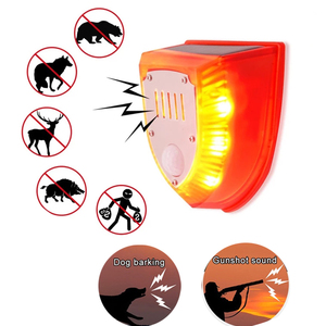 Đèn Flash Cảnh Báo Âm Thanh Năng Lượng Mặt Trời Cảm Biến Chuyển Động Cảnh Báo Âm Thanh & Ánh Sáng Báo Động Còi Báo <span class=keywords><strong>110</strong></span> Decibel Hệ Thống Báo Động An Ninh Nhấp Nháy - Product Image 1