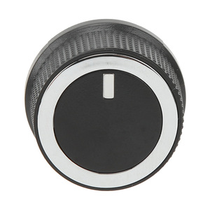 Perilla de Control de Temperatura del Aire Acondicionado Chevrolet 84793085 Negra con Anillo Plateado para Sistema de Climatización de Automóvil - Product Image 5
