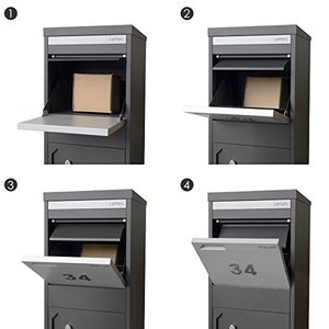 Cassetta Postale Intelligente Autoportante in Acciaio per Pacchi e Corrieri - Product Image 4