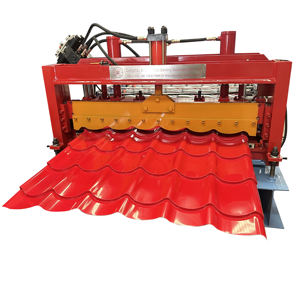 Nuova Macchina per la Produzione di Lamiere per Tetti in Acciaio Zincato e Macchina per la Fabbricazione di Tegole Smaltate - Product Image 6