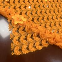 Tissu en dentelle 3D biologique personnalisé pour femmes et filles, 100 % polyester, largeur 150 cm, écologique, pour vêtements et vêtements de nuit