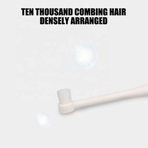 Fábrica al por mayor TARJETA DE blíster embalaje plástico pequeño suave mascota 10000 cepillo de dientes perro gato cepillo de dientes - Product Image 4