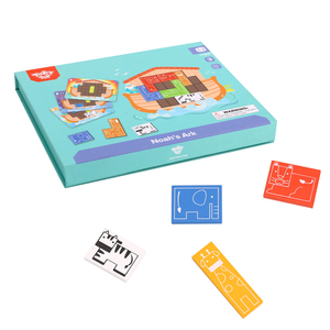 2024 nuevos juguetes creativos para niños juegos rompecabezas de madera Noah <span class=keywords><strong>Ark</strong></span> Juguetes - Product Image 3
