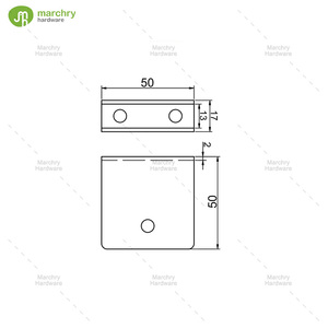 Toilette en acier inoxydable MH-3006 utilisant le support de panneau de cloison de compartiment - Product Image 2