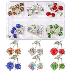 Alliage de métal de luxe Nail Art Strass Charmes 3D Nail Art Bijoux Zircon Décoration Date Designer Nail Strass - Product Image 6