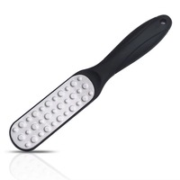 Lima de acero inoxidable para pies, eliminador de callos, raspador de talones, herramienta de pedicura para piel muerta, para salón y hogar