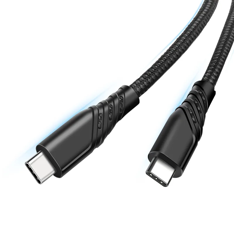 100w Pd USB 3.1gen 2 100W PD Cable E-marker Smart Chip Charging Cable Fast Speed Transfer Data Line