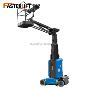 מעלית זרוע טלסקופית אנכית קטנה ואיכותית של ג'ני לעבודה פנימית, להרמת אדם וציוד, לניקוי זכוכית אדריכלית - Product Image 1