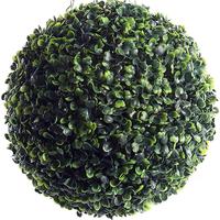 Plante artificielle de haute qualité boule topiaire herbe verte plante en plastique suspendue pour la décoration extérieure intérieure