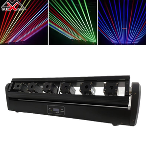 Xoay 6 mắt R/G/B đầy đủ màu sắc chất béo chùm Disco DJ di chuyển đầu ánh sáng <span class=keywords><strong>laser</strong></span> cho bên tổ chức sự kiện thanh - Product Image 4