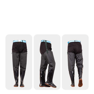 <span class=keywords><strong>Bottes</strong></span> de rizière noires moyennes <span class=keywords><strong>hautes</strong></span> semelles souples hommes femmes transplanteur <span class=keywords><strong>cuissardes</strong></span> de pêche <span class=keywords><strong>bottes</strong></span> de pluie pour l'eau des terres agricoles - Product Image 2