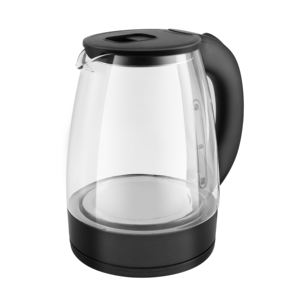 Venta caliente 1500W Hervidor <span class=keywords><strong>de</strong></span> agua eléctrico inalámbrico <span class=keywords><strong>de</strong></span> vidrio <span class=keywords><strong>de</strong></span> ebullición rápida 1.8L <span class=keywords><strong>Calentador</strong></span> <span class=keywords><strong>de</strong></span> agua <span class=keywords><strong>de</strong></span> tetera portátil para el hogar y el hotel para uso en la cocina - Product Image 1