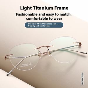 <span class=keywords><strong>Gafas</strong></span> con Montura de Titanio Sin Aro, Modelo 6073, Anti Luz Azul, con Diamantes, para Hombre y Mujer, Estilo Retro y Clásico, Suministro Directo de Fábrica - Product Image 6