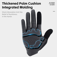 Gants de vélo d'été WEST BIKING à demi-doigts, respirants, antidérapants, absorbant les chocs, pour VTT et vélo de route