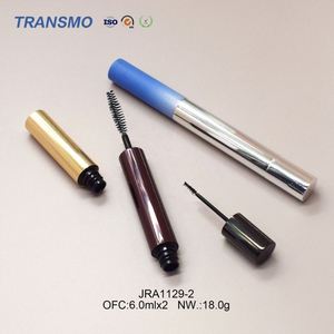 Emballage vide de mascara, logo personnalisé, flacon de sérum pour cils double, flacons de mascara en métal double face - Product Image 1