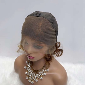 Jennifer Factory Price Black <strong>Pearl</strong> <strong>Blond</strong> Ombre Human Wigs Thick <strong>Hair</strong> Bundles Spring Curly Human <strong>Hair</strong> Wig 13x4 Full Lace Wig - Product Image 3
