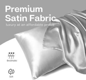 Sarung bantal <span class=keywords><strong>Satin</strong></span> pendingin sarung bantal sutra <span class=keywords><strong>Satin</strong></span> sarung bantal untuk rambut dan kulit - Product Image 2