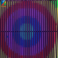 Barra de píxeles LED SPI RGB de 12 voltios, luces de haz de iluminación de escenario Digital IP67, cuerpo de hierro que se puede conectar con el software MADRIXS para uso en hoteles