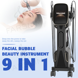 Equipo Facial 9 en 1: Burbujas Faciales + Mesoterapia Nano + Limpieza con Burbujas + Rodillo de Velocidad Ajustable + Burbujas de Oxígeno + Inyección de Oxígeno - Product Image 1
