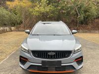Подержанный Emgrand S 1.4T Turbo SUV 2021 года, АКПП, кожаные сиденья, темный панорамный люк, камера заднего вида, левый руль, двигатель 4 л, низкий пробег