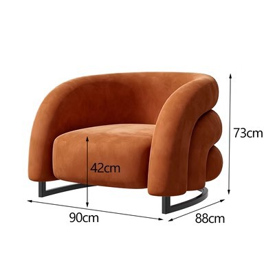 ผ้าฟลีซ: สีส้ม