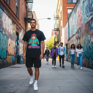 Six Seven Meme T-shirt mignon avec motif cochon d'Inde, design Gen Z Alpha Slang - Product Image 1