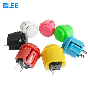 Botón pulsador Blee de 24 mm, accesorio para máquinas de juegos de arcade, botones coloridos para consolas de videojuegos - Product Image 2