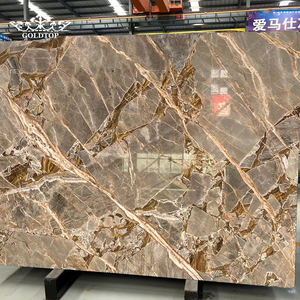 Losas de Cuarzo Dorado Bugatti de Lujo con Vetas Naturales, Pulido Goldtop, Tamaño Personalizado, Precio para Revestimiento de Paredes Interiores de Hoteles y Hogares - Product Image 2