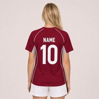 Maillot de football en polyester personnalisé en gros, séchage rapide, sublimation, avec logo, nom et numéro personnalisés pour les équipes de club