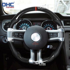 Volant en fibre de carbone Hydro Dip pour Ford <span class=keywords><strong>Mustang</strong></span> 2010-2014 V6/<span class=keywords><strong>GT</strong></span>/Shelby GT500, entrepôt USA - Product Image 6