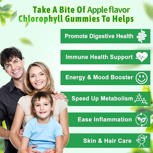 Chlorophyl อาหารเสริมการจัดการน้ำหนักแบบบางขนมกัมมี่สนับสนุนสุขภาพผิว - Product Image 4