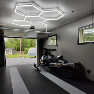 SUEZ 벌집 LED 샹들리에 워크샵 사무실 호텔 & Garage-IP54 방수 <span class=keywords><strong>3</strong></span> 년 보증 - Product Image 2