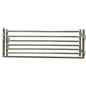 COWAN Farm Yard Farm Equipment Portable Yard Panels <strong>Galvanised</strong> 6 <strong>Rail</strong> 40 X 40 Livestock Panels Cowan Company - Product Image 6