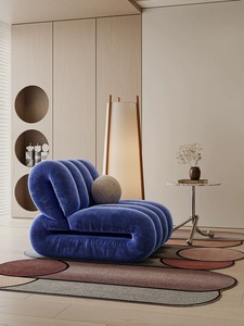Fauteuil moderne en tissu de designer <span class=keywords><strong>scandinave</strong></span> canapé de salon paresseux pour salon chambre à coucher <span class=keywords><strong>ameublement</strong></span> - Product Image 6