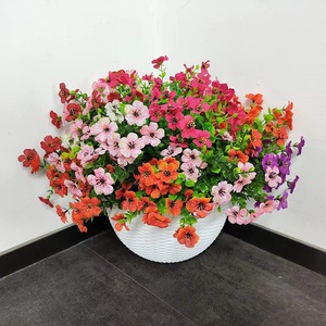 Buisson de fleurs artificielles d'extérieur multicolores, plantes sauvages <span class=keywords><strong>pour</strong></span> la décoration de patio et de balcon - Product Image 3