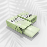Vente en gros de boîtes en papier carton personnalisées de luxe boîtes à barres de savon faites à la main boîte d'emballage pour savon en papier kraft