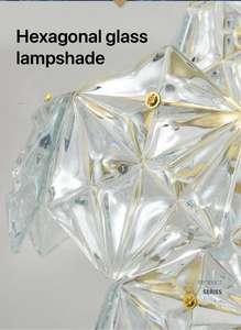 <span class=keywords><strong>Lampe</strong></span> de table en cristal avec base en marbre de luxe PM, tige en cuivre, design nordique moderne, flocon de neige en verre, <span class=keywords><strong>lampe</strong></span> de chevet pour chambre à coucher, <span class=keywords><strong>lampe</strong></span> de lecture - Product Image 3