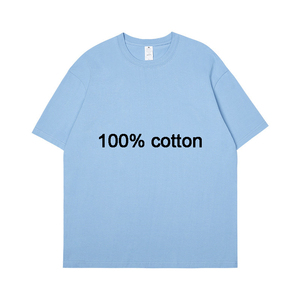 Khuyến Mãi Quá Khổ Biểu Tượng Tùy Chỉnh In 100% Cotton Trống T-Shirt Người Đàn Ông Thở Quá Khổ T Áo Sơ Mi - Product Image 2