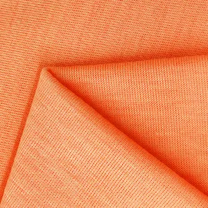 amostra grátis tecido ultrafino tipo algodão 150gsm tricotado 95% poliéster 5% spandex tecido para camisetas