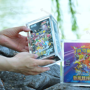 Boîte de rangement en acrylique japonaise de haute qualité pour cartes Pokémon, <span class=keywords><strong>grande</strong></span> capacité et protection renforcée - Product Image 5