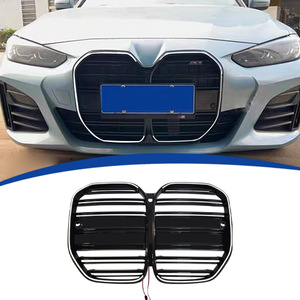 Griglia Anteriore a Doppio Rene con LED Nero Lucido per Paraurti per <span class=keywords><strong>BMW</strong></span> <span class=keywords><strong>Serie</strong></span> <span class=keywords><strong>4</strong></span> G26 <span class=keywords><strong>4</strong></span> Porte i4 <span class=keywords><strong>Gran</strong></span> <span class=keywords><strong>Coupé</strong></span> G22 2020-2025 - Product Image 1