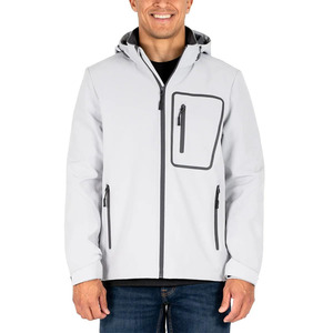 Achetez une veste softshell pour homme de qualité supérieure, fabriquée directement en usine, personnalisée, à capuche, écologique, pour la randonnée, dernière collection, imperméable - Product Image 2