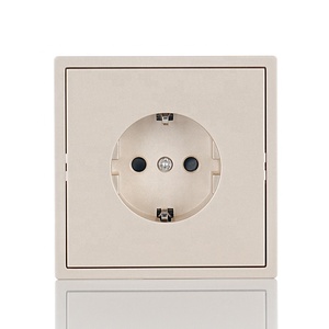 Châu Âu Slim mỏng Bảng điều chỉnh duy nhất Đức Ổ Cắm Điện 250V 16A 2P + E điện liên hệ với tường ổ cắm - Product Image 1
