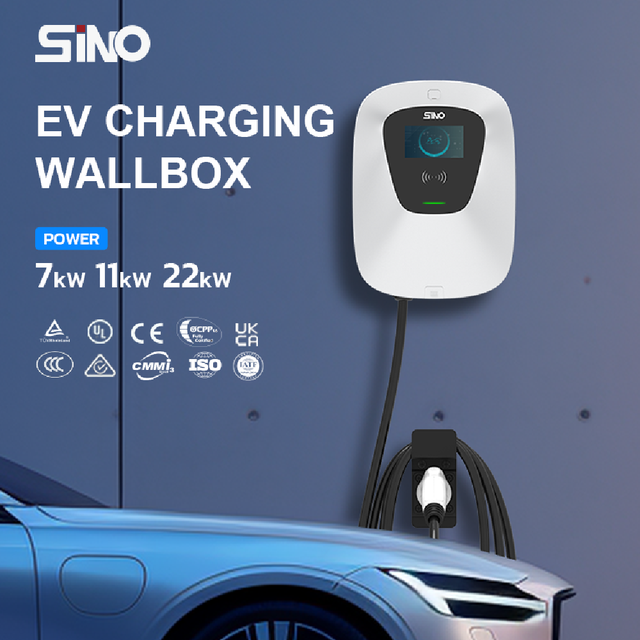 Type 2 Ev Charger Level 2 Wall Box 7KW 11KW 22KW Electric Car EV Charger With RFID Electric Vehicle Charging Station