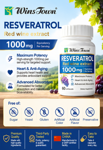 Capsule di Resveratrolo J51, Antiossidante, Elimina i Radicali Liberi, Anti-Invecchiamento, Cura della Pelle e delle Vene, Integratore, Disponibile in Stock, Supporto OEM - Product Image 3