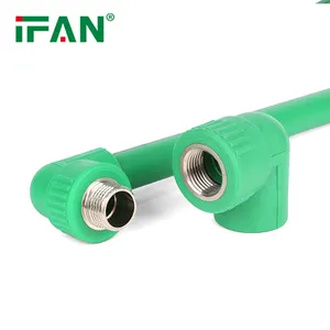 IFAN nouveau matériau Union TEE coude matériel de plomberie raccord de tuyau 20-110mm raccords d'eau en plastique PPR