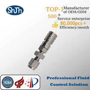 SHJH-LOK 1/2 Zoll Edelstahl Schnellhydraulik-Verbinder Ferrule Weiblicher Schnellkuppler für Öl Gas Wasser ASME ANSI API - Product Image 5